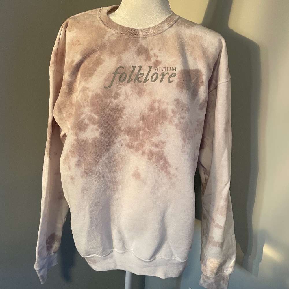 Taylor Swift Tie-Dye Folklore Crewneck